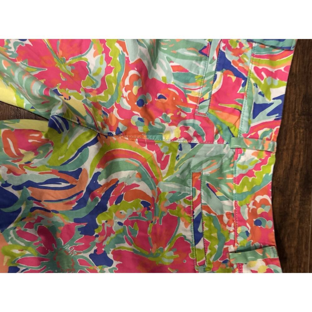 Lilly Pulitzer Shorts Women’s Chipper Shorts Casa Banana Sz:2 - Picture 7 of 7
